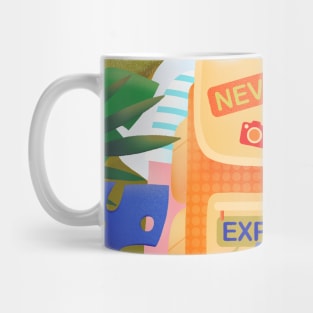 Never stop exploring Mug